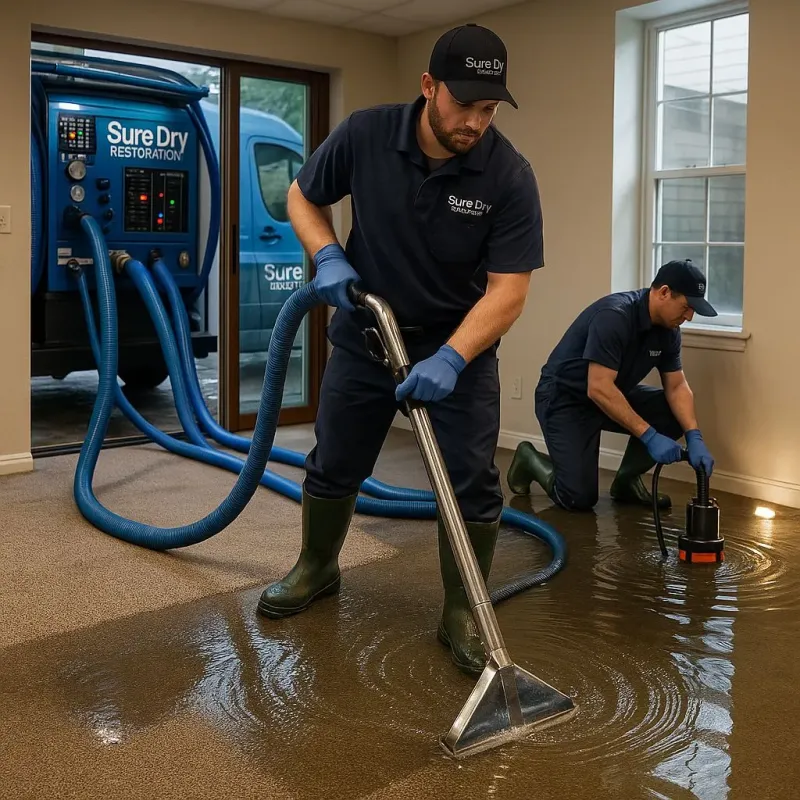 Water Extraction and Removal process in Pontiac, MI